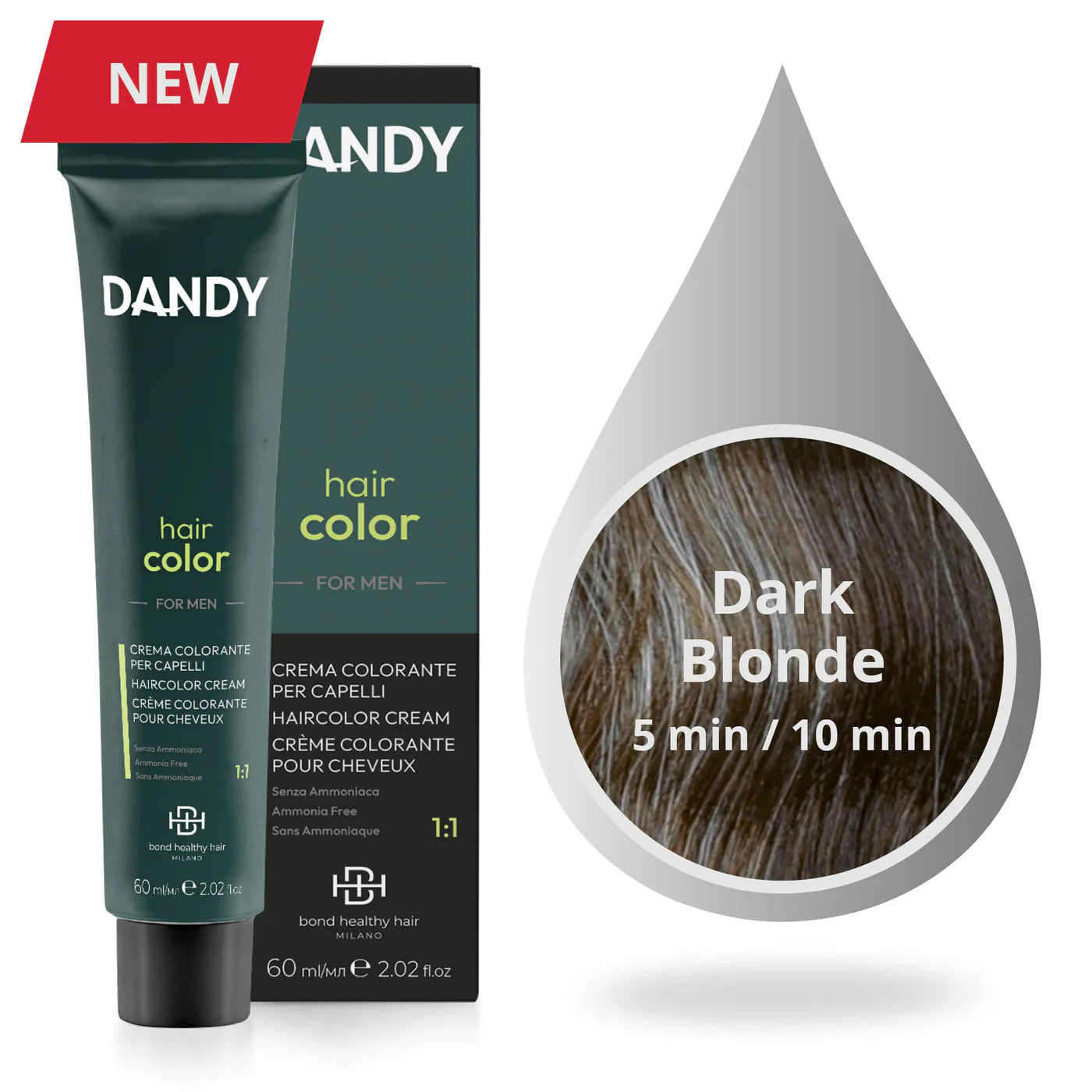 Dandy MAN HAARKLEUR 6 (DONKERBLOND) - 60ml