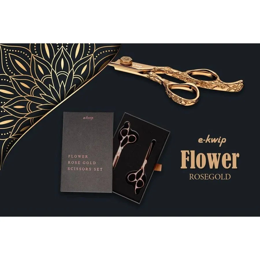 e-kwip Flower rosé-goud Set