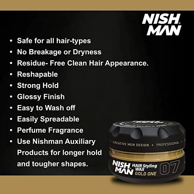 Nish Man Wax Gold One 07 - 150ML