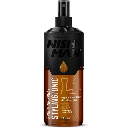 Nish Man Verzorgingsspray Styling Tonic 200ml