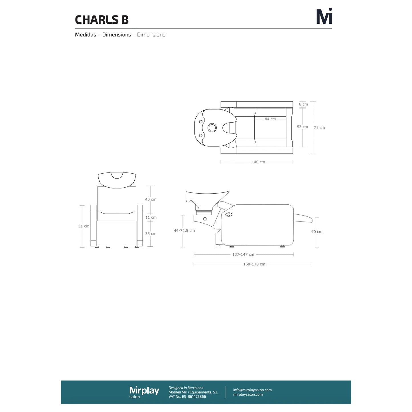 Mirplay Washing unit Charls