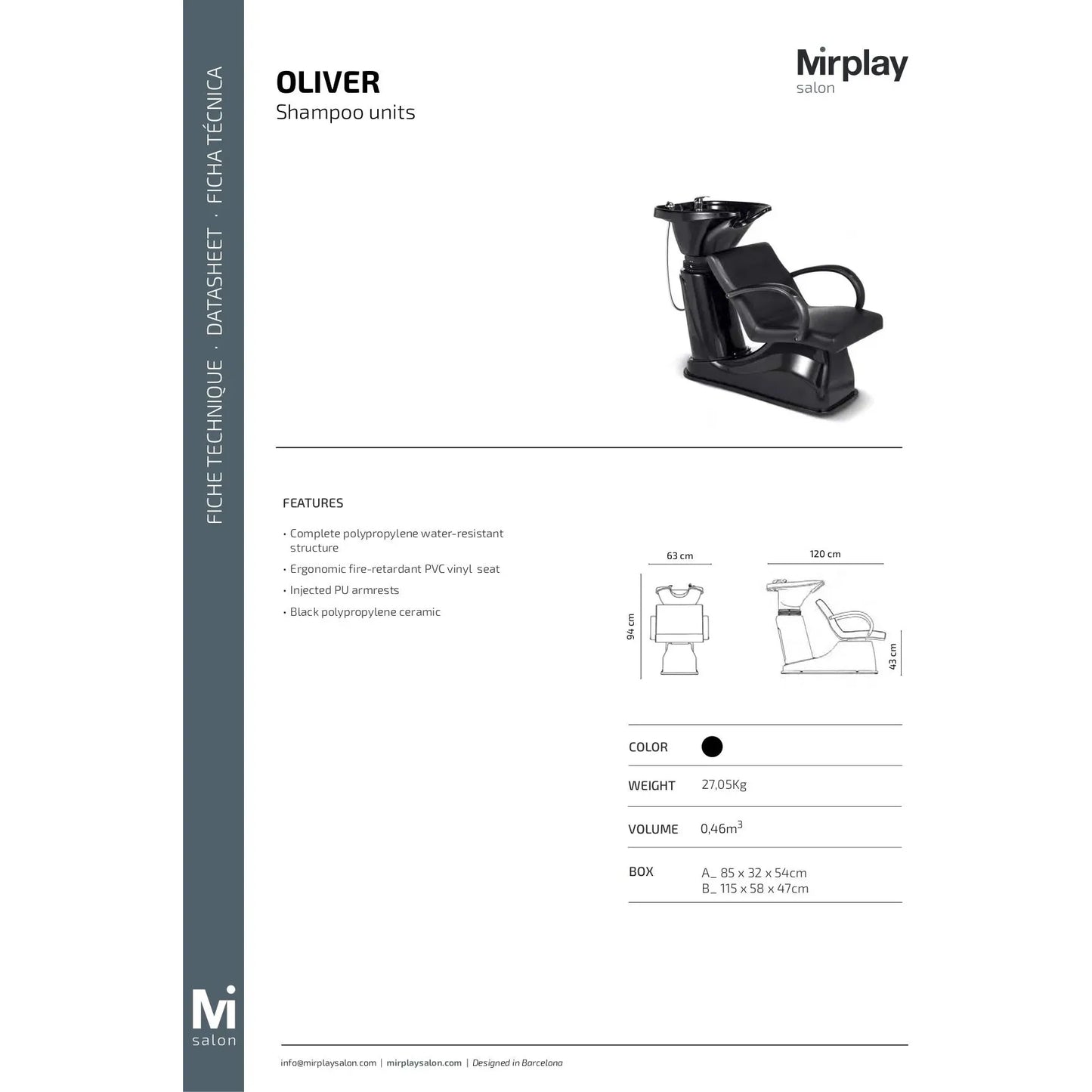 Mirplay Washing unit Oliver