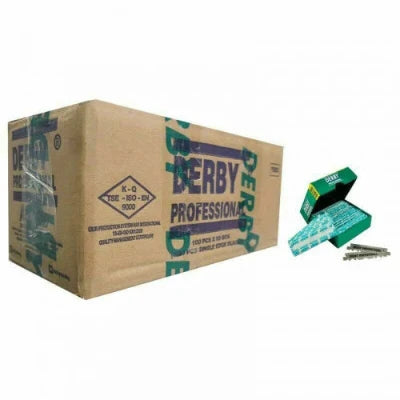 Derby Single Half Razor Blades 100 Stück – Box mit 50 Packungen