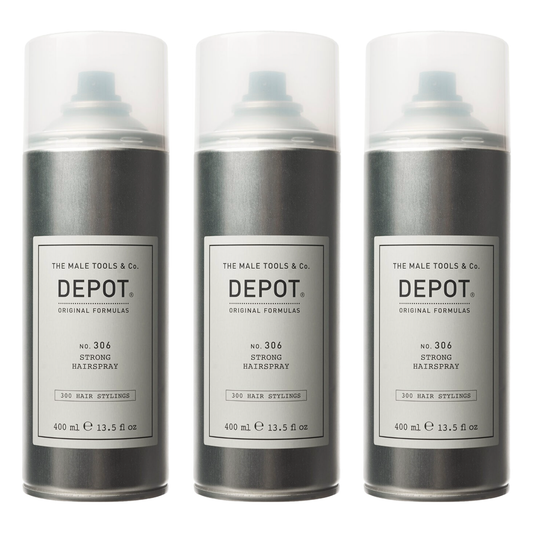 DEPOT No. 306 Strong Hairspray 400ml - 3 PIECES