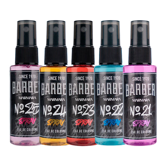 MARMARA BARBER Geschenkset Eau de Keulen Spray GRAFFITI 5x50ml